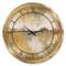 Designart Cream & Brown Curious Sky Glam Wall Clock